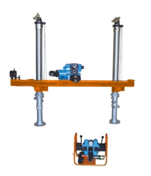 氣動架柱式鉆機(jī),探水鉆機(jī),長螺旋動力頭